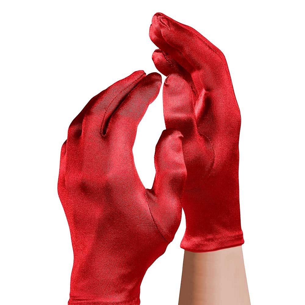 Satin-Handschuh - Gala-Handschuhe 20 cm