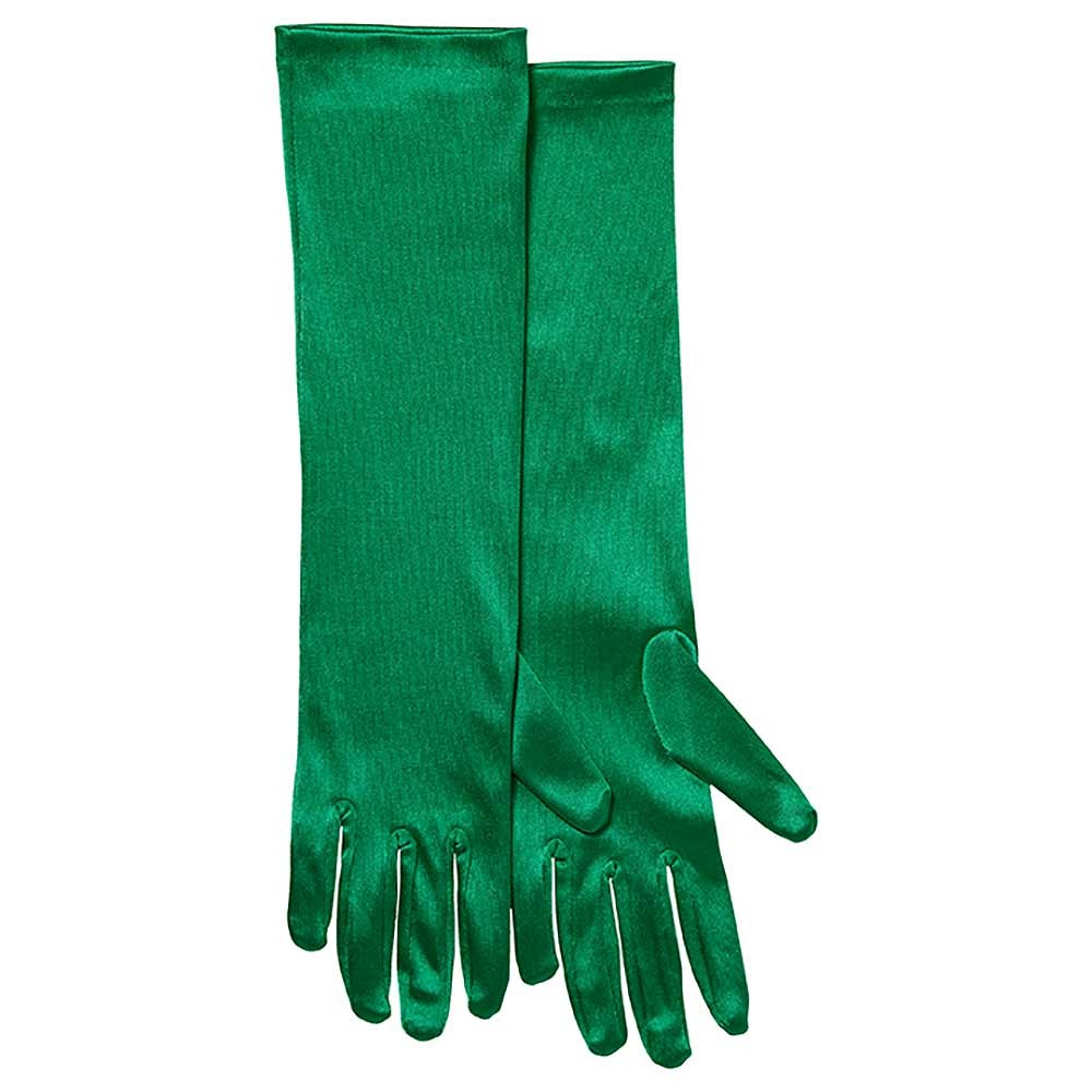 Lange handschoenen satijn 40 cm