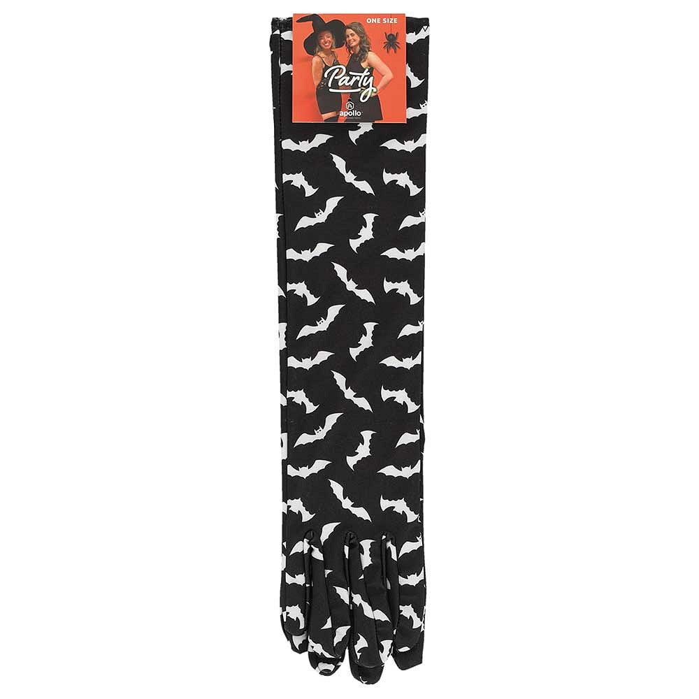 Satijnen handschoenen - Halloween - 40cm