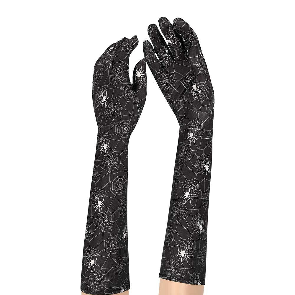 Satijnen handschoenen - Halloween - 40cm