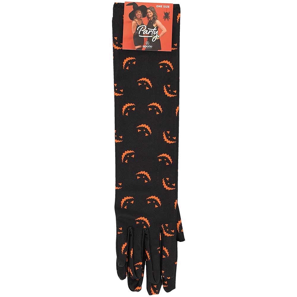 Satijnen handschoenen - Halloween - 40cm