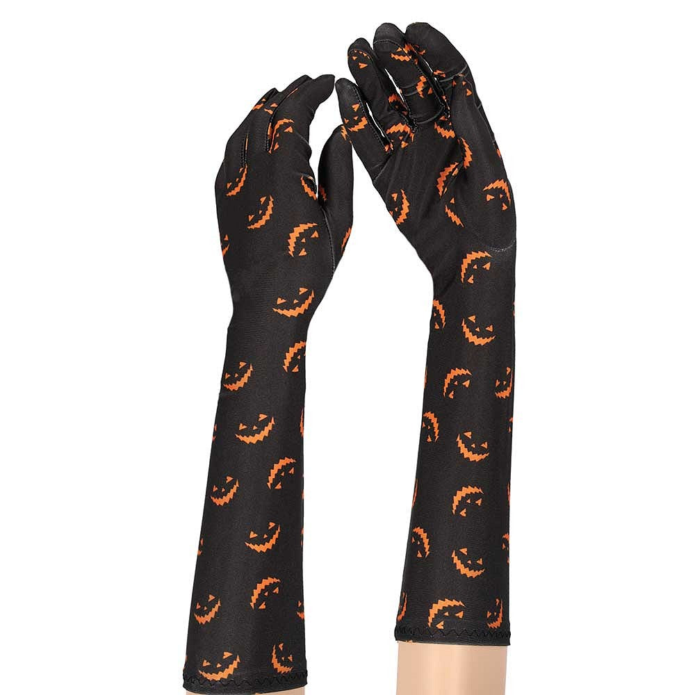 Satijnen handschoenen - Halloween - 40cm