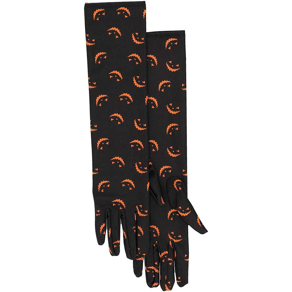 Satijnen handschoenen - Halloween - 40cm