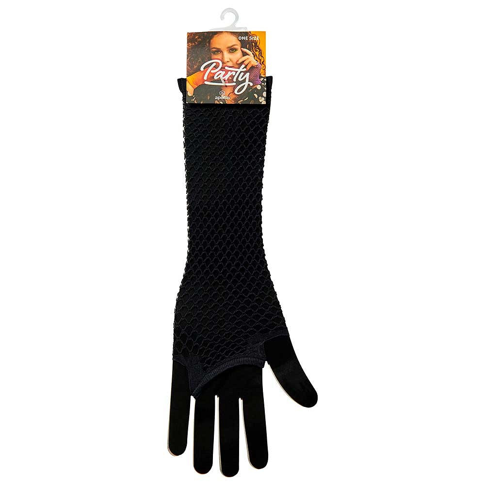 Gants en résille longs