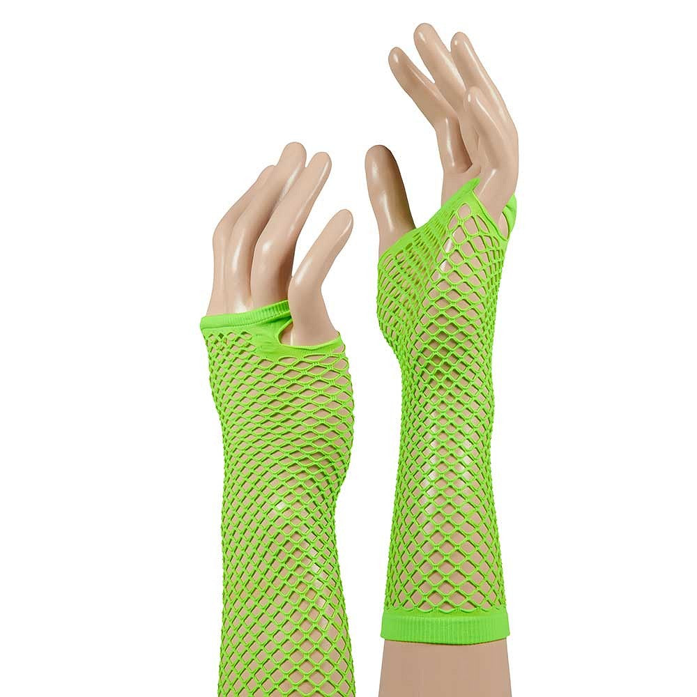 Gants en résille longs