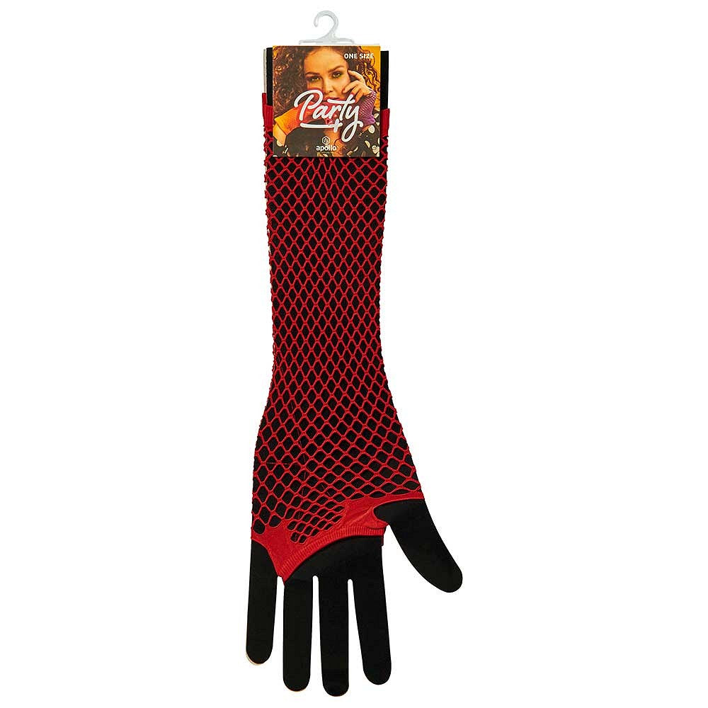 Gants en résille longs