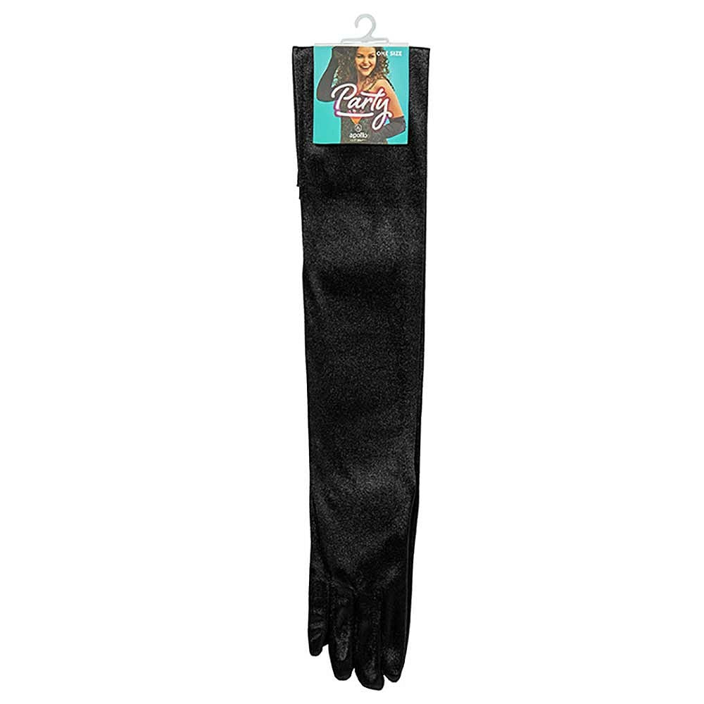 Gants en satin 60 cm