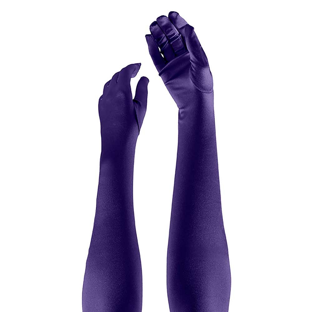 Gants en satin 60 cm