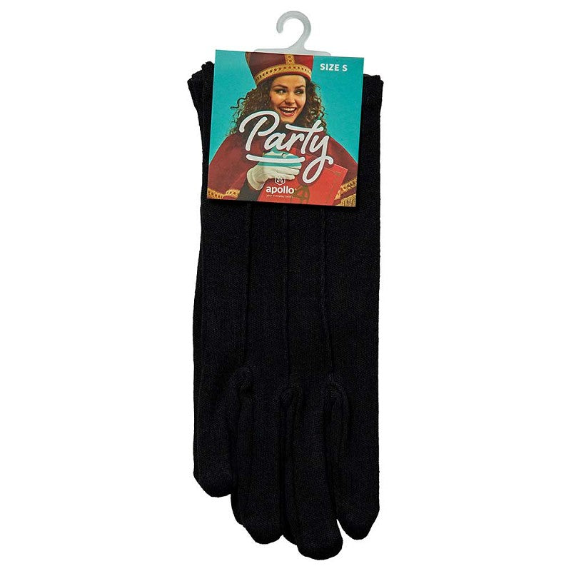 Handschoenen katoen - zwarte pieten handschoenen
