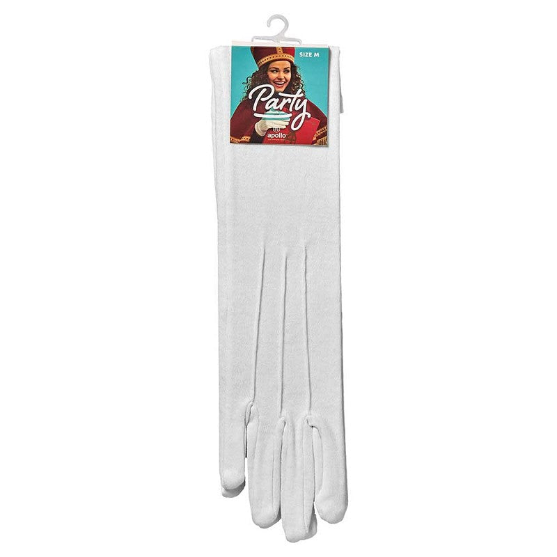 Katoenen handschoen 40 cm deluxe