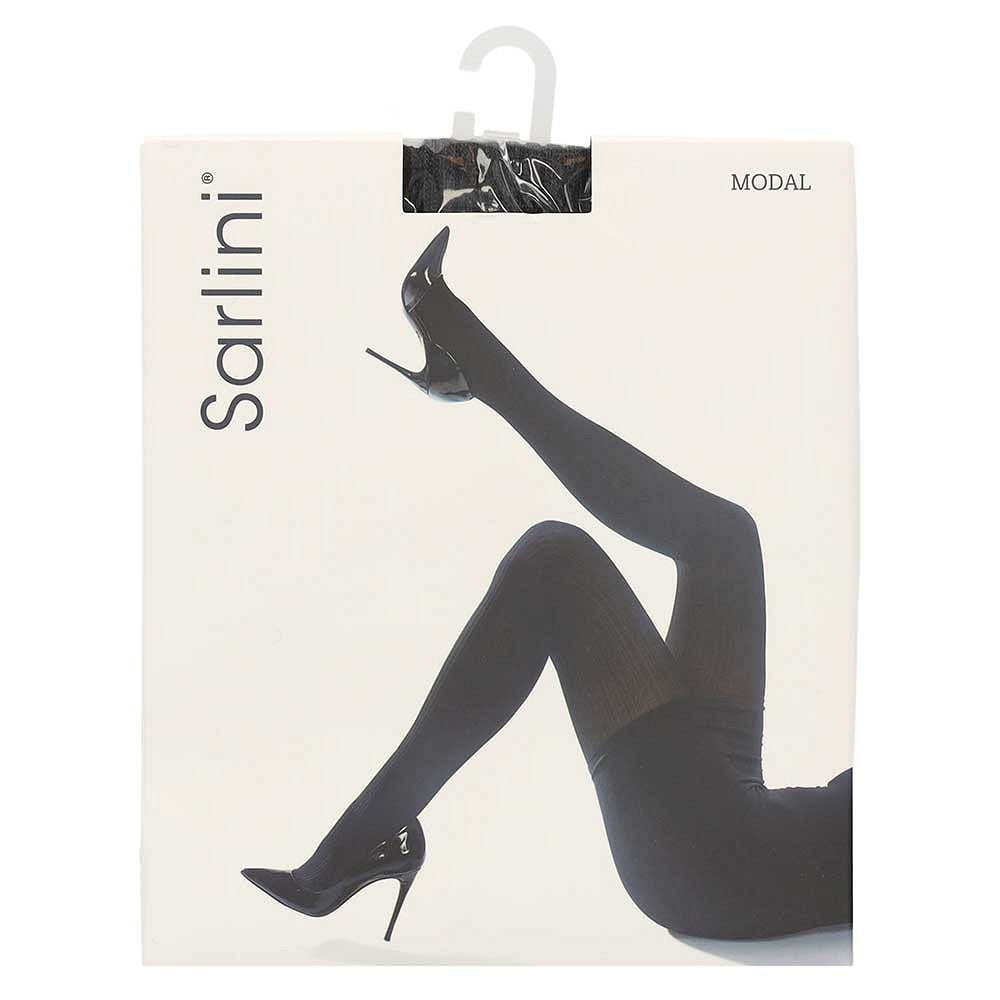 Sarlini – Damen-2x2-Ripp-Strumpfhose aus Modal