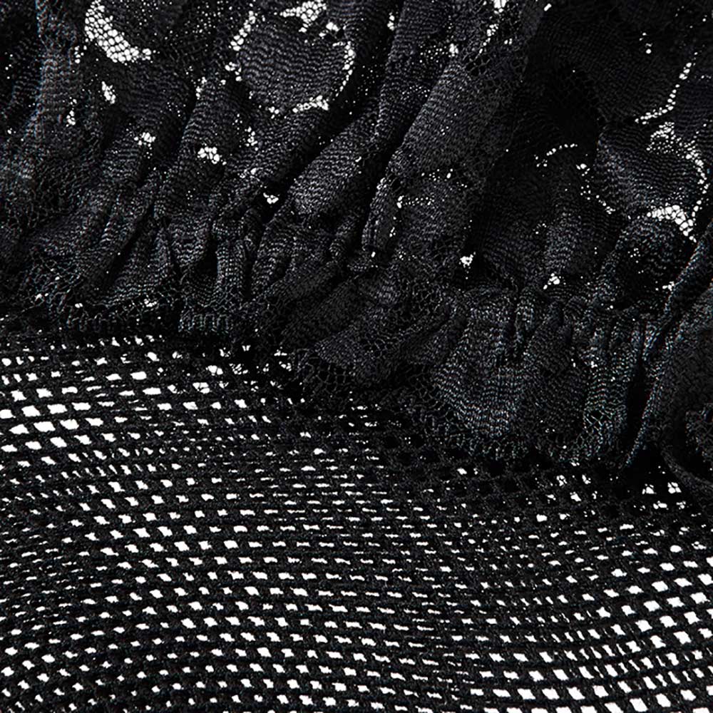 Dames panty visnet stay up