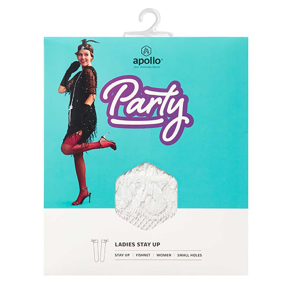 Dames panty visnet stay up