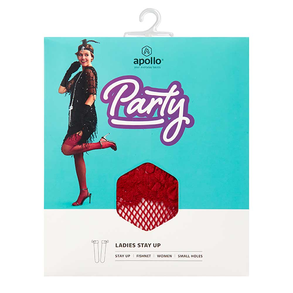 Dames panty visnet stay up