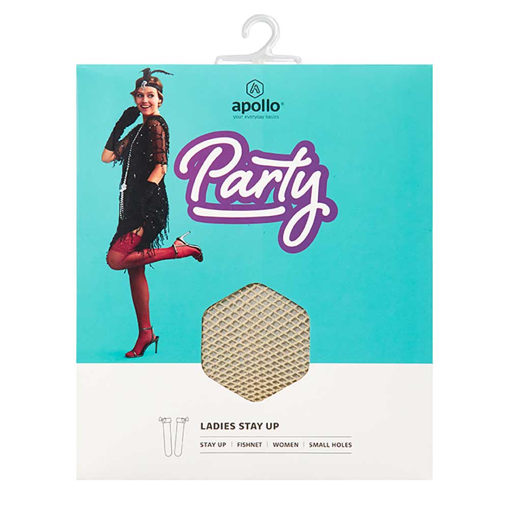 Dames panty visnet stay up