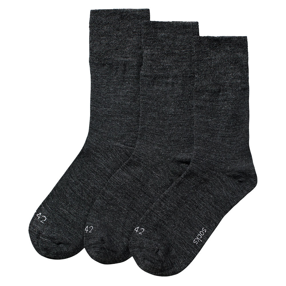 Merino wollen sokken - Unisex - Antipress - Antraciet