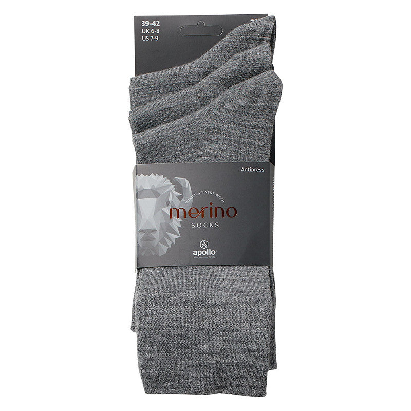 Socken aus Merinowolle – Unisex – Antipress – 6er-Pack