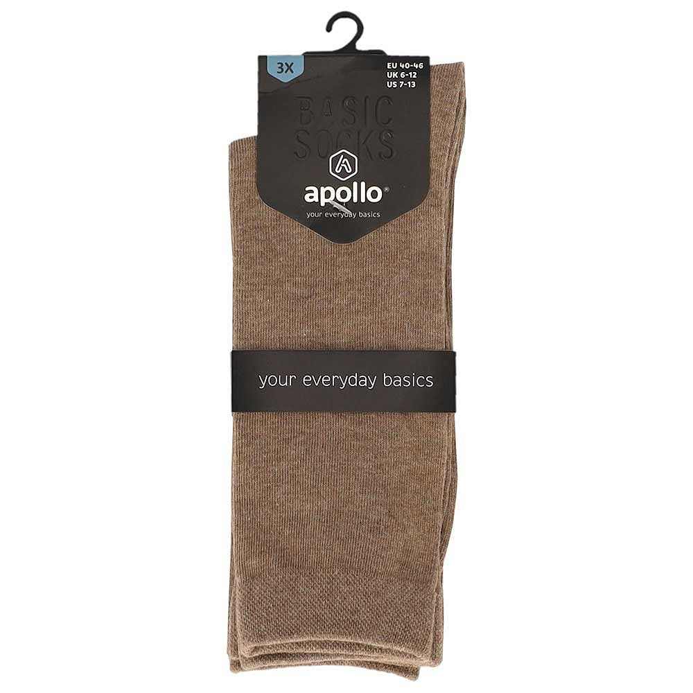 Herrensocken aus Baumwolle - Dark Beige