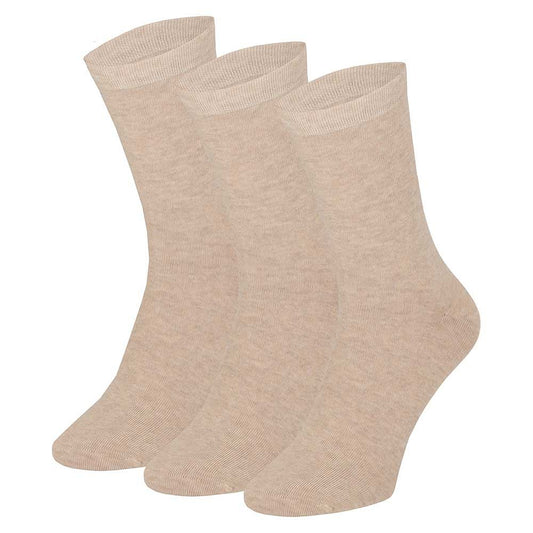 Katoenen herensokken - Licht beige
