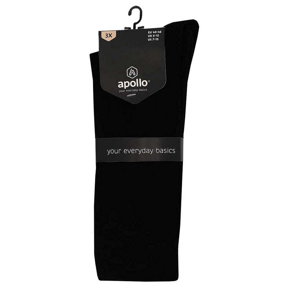 Katoenen herensokken - Badstof zool - Marine blauw