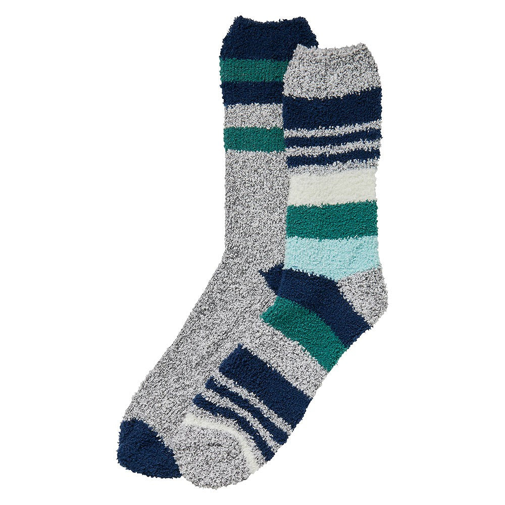 Chaussettes de lit pour hommes - 4-Pack - Stripes - Multi Colour - One Size