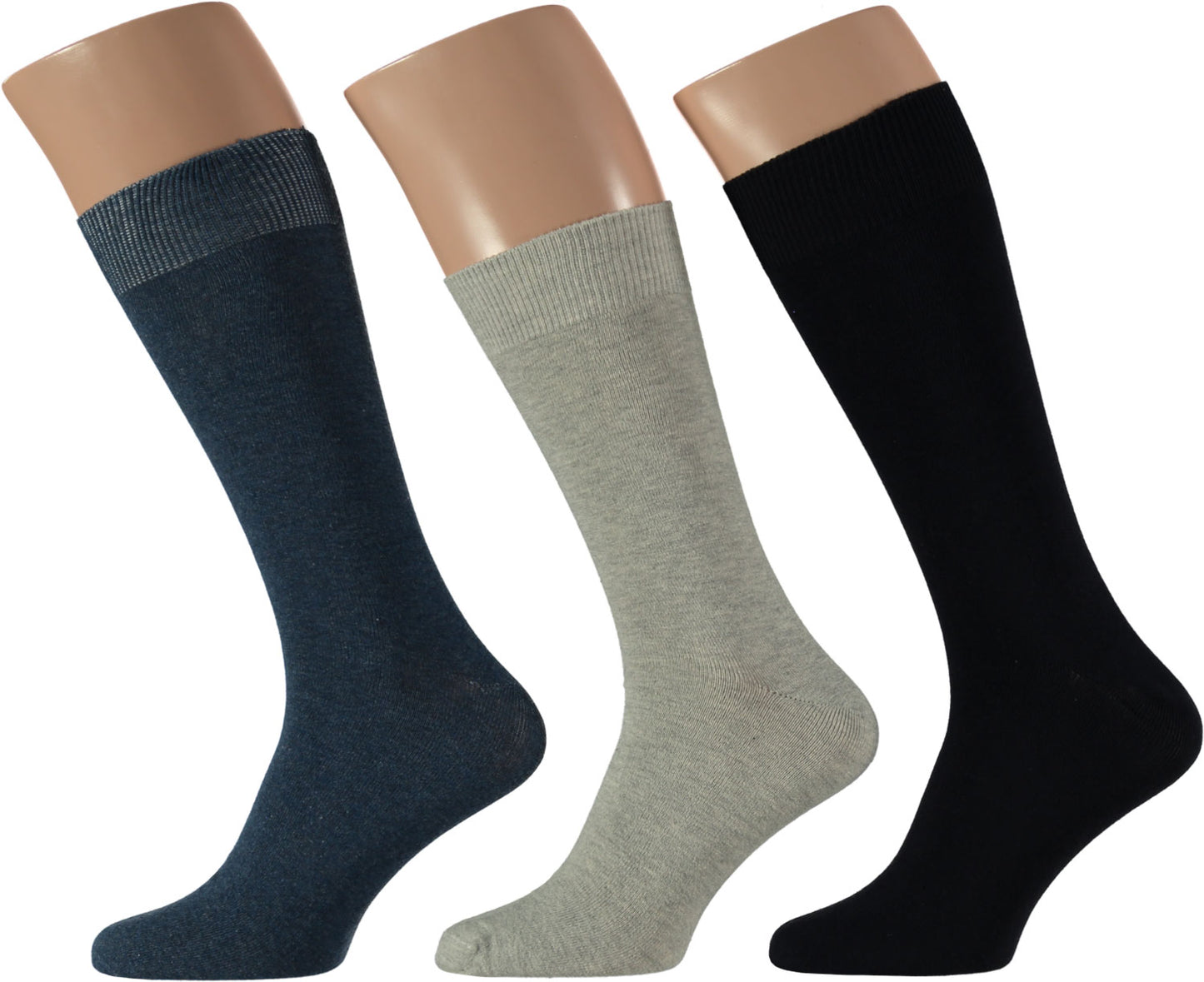 Chaussettes en coton pour hommes - Multi Light - Taille 47/50 - 6-Pak