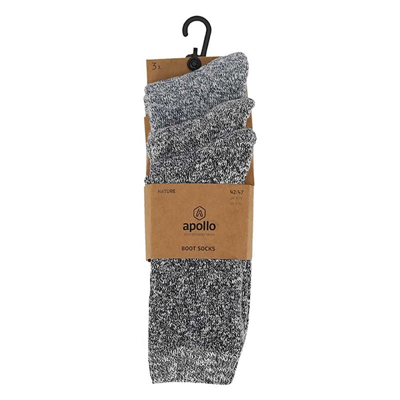 Natuurlijke badstof sokken - Multi Navy (3-Pak)
