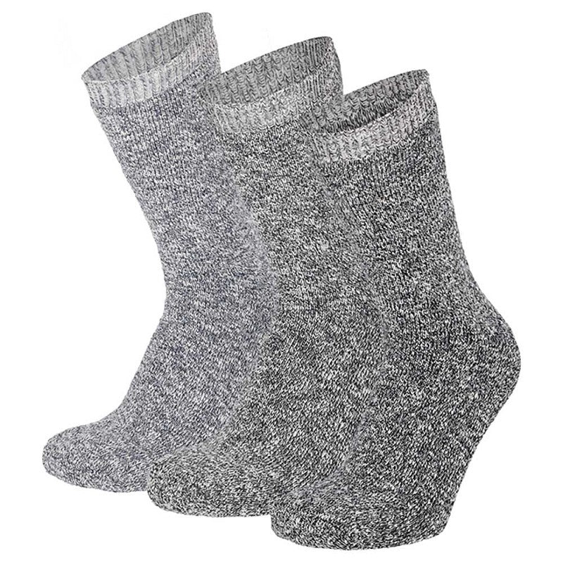 Natuurlijke badstof sokken - Multi Navy (3-Pak)
