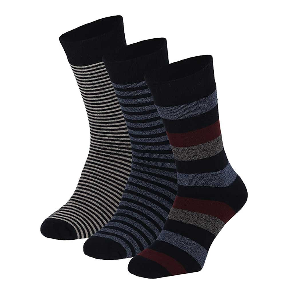 Chaussettes éponge mode - Multi bleu (paquet de 3)