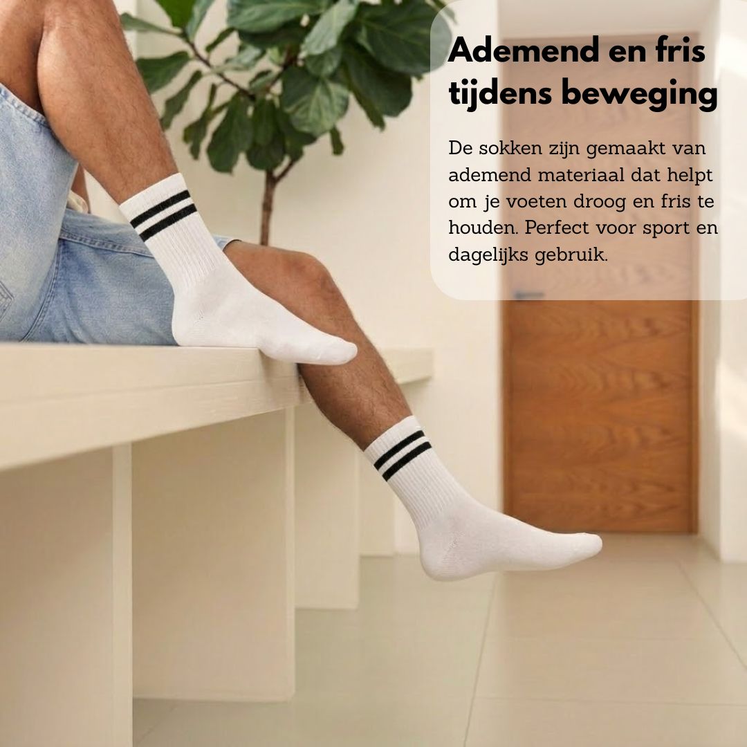 Sportsocken Fashion Weiß