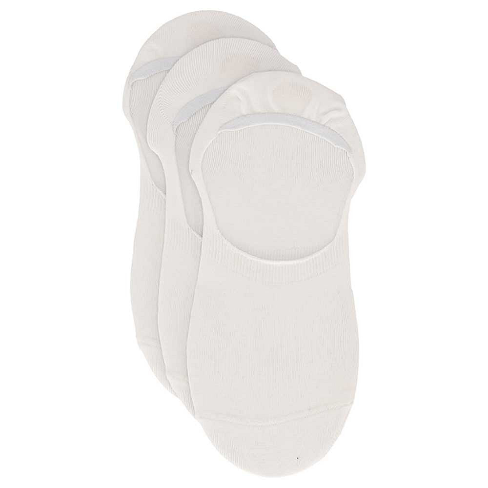 Footies Unisex - No Show - Wit -3-Pak