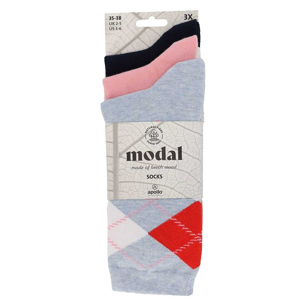 Modal Fashion Sokken - 3-Pak