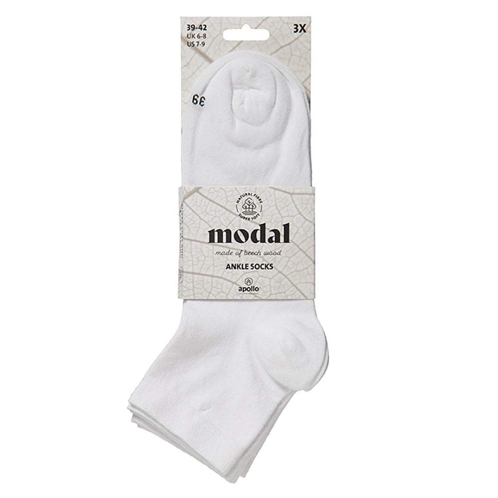 Modal sneakersokken - 3-Pak