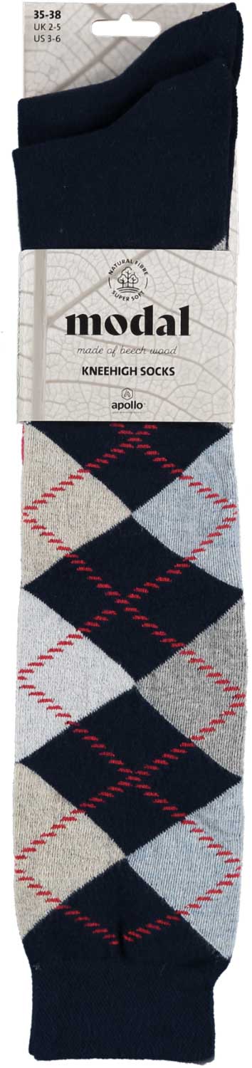 Chaussettes à genoux en modal - Unisexe - Lot de 2