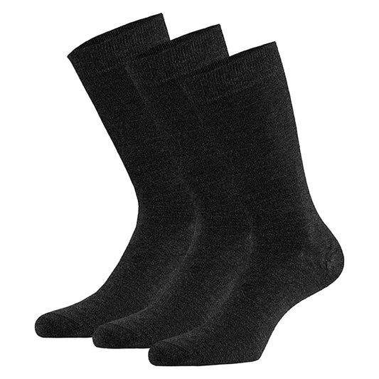 Chaussettes en bambou basic anthracite