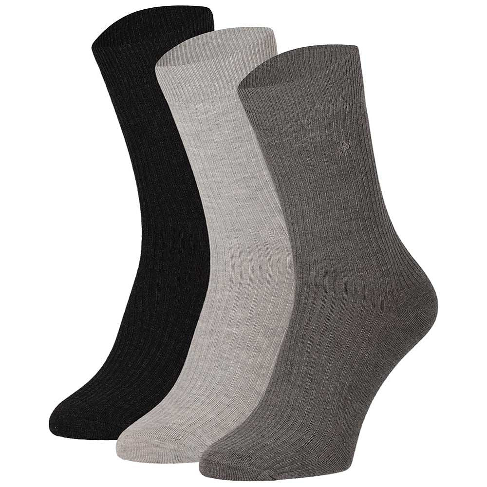 Bamboe sokken heren - 2 x 2 Rib - 6-Pack