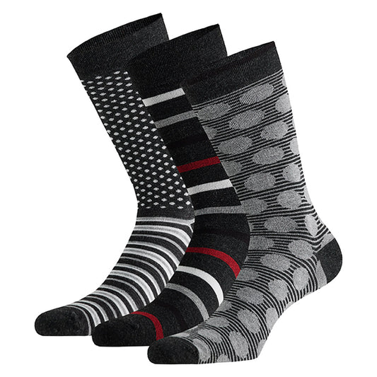 Chaussettes de mode en bambou avec impression (paquet de 6)