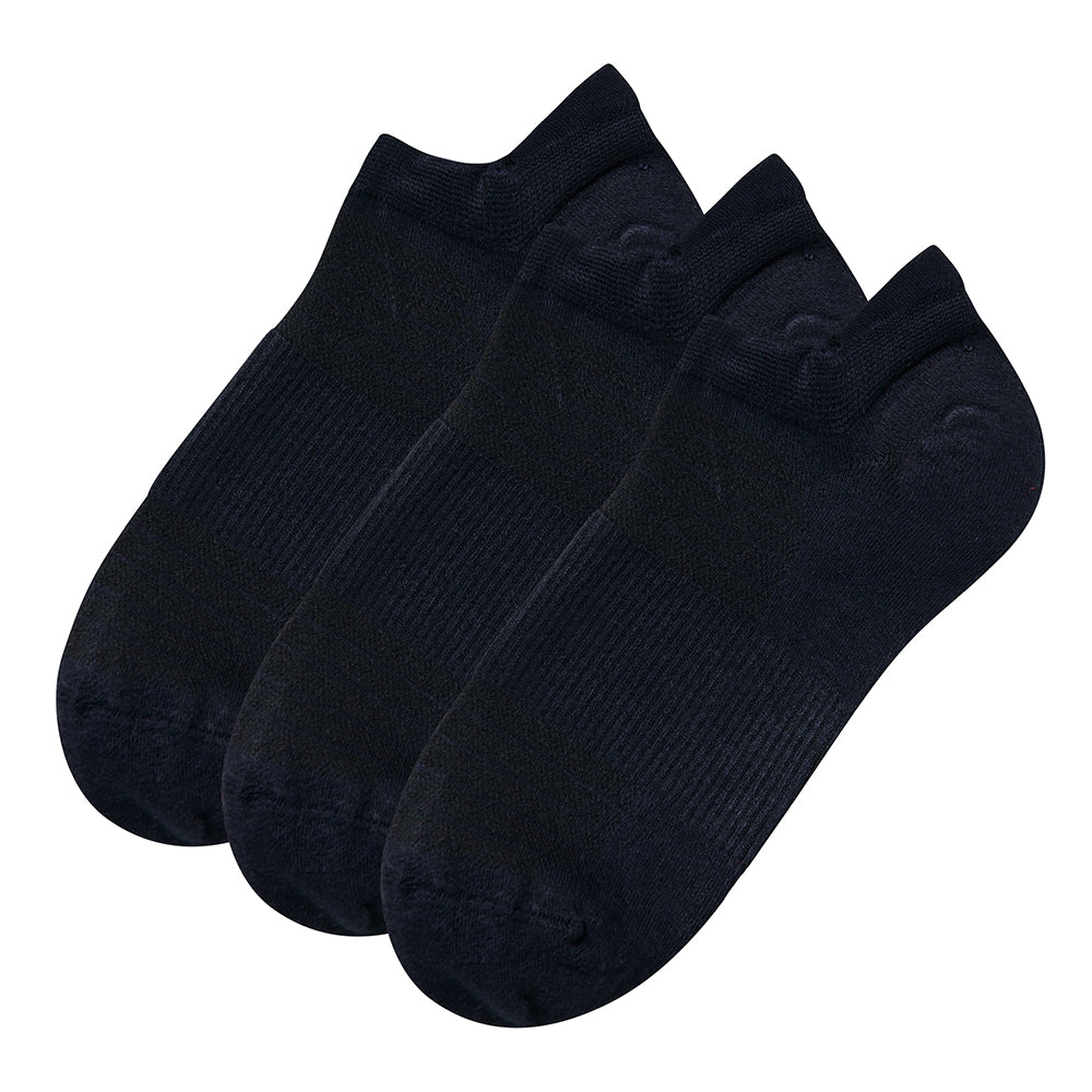 Chaussettes de sport en bambou avec mash - Bleu marine - Lot de 3