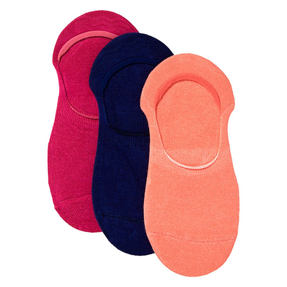 Bamboe footies basic - Multi Fashion - 3-Pak