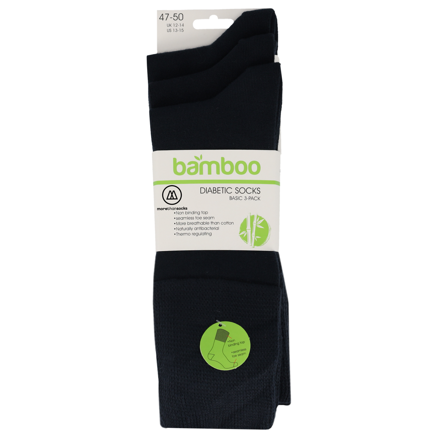 Morethansocks - Bamboo - Diabetes sokken