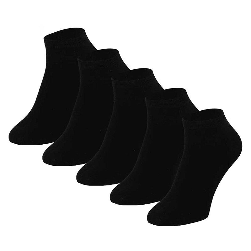 Chaussettes de sport pour hommes - Noires - Lot de 5