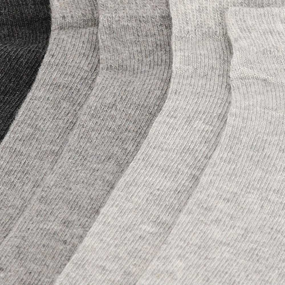 Chaussettes de sport pour hommes - Grises - Lot de 5