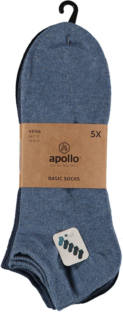 Chaussettes de sport pour hommes - Bleu marine - Lot de 5