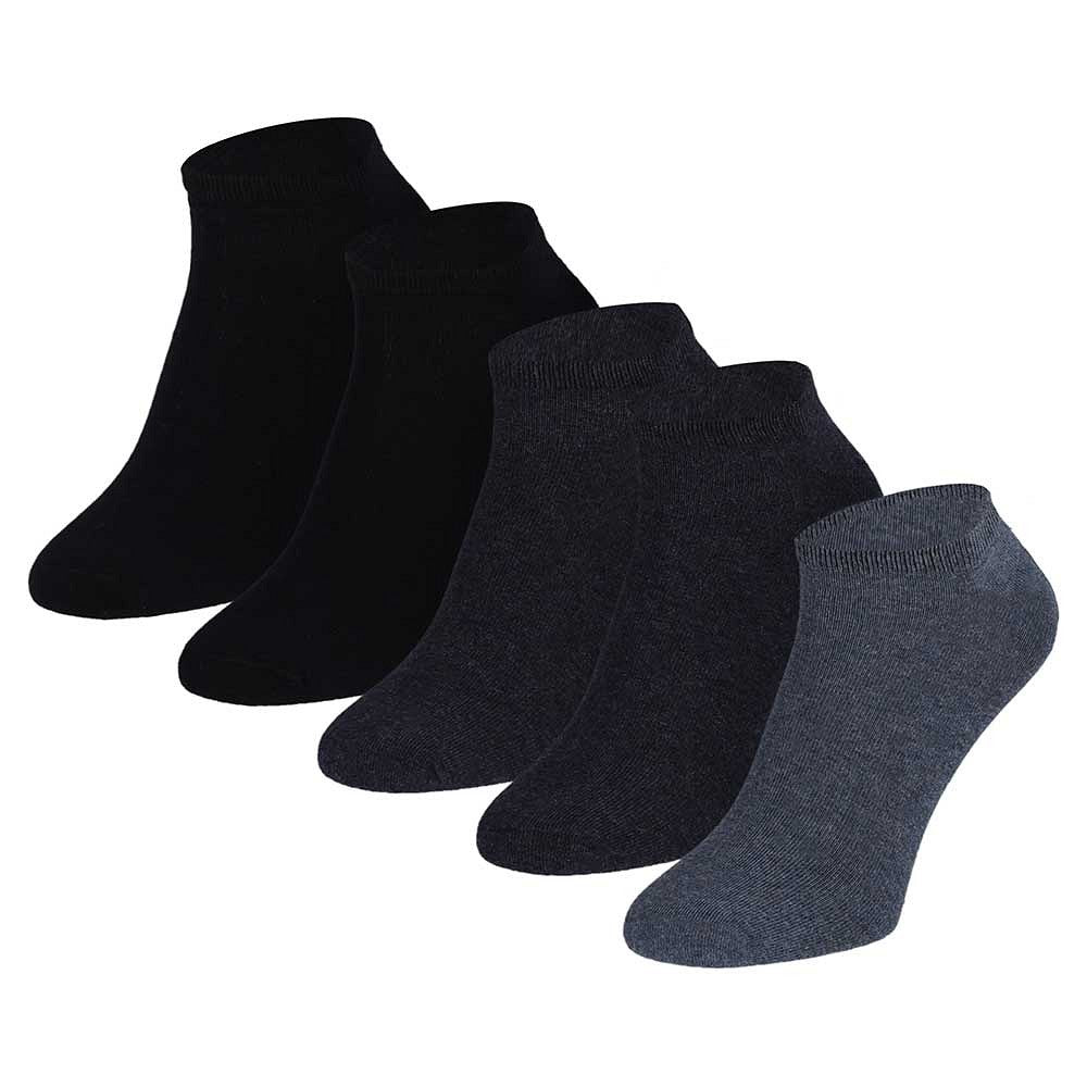 Chaussettes de sport pour hommes - Bleu marine - Lot de 5