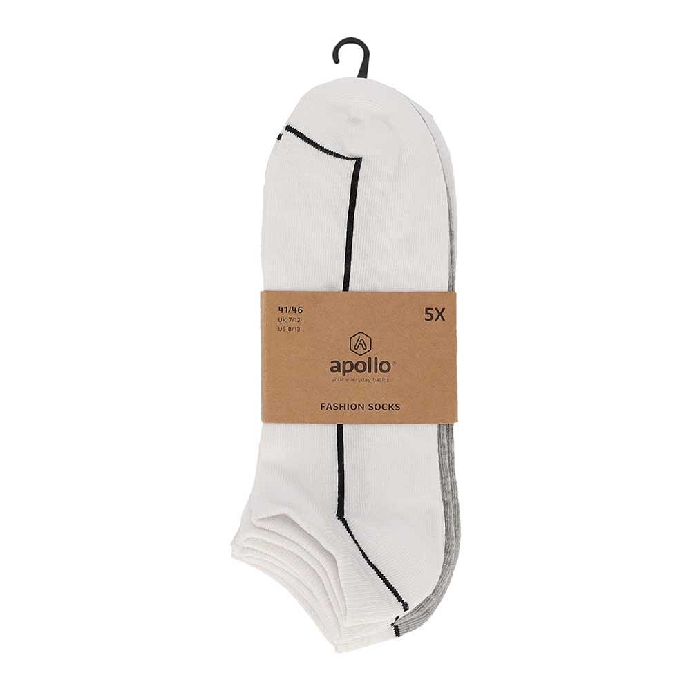 Chaussettes d'entraînement pour hommes - blanches - lot de 5