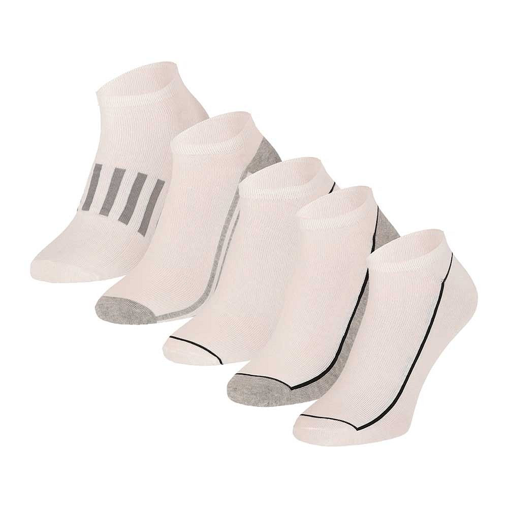 Chaussettes d'entraînement pour hommes - blanches - lot de 5