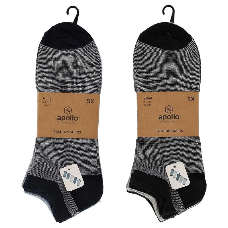 Chaussettes de cheville homme fashion - Multi colour - 10-pack