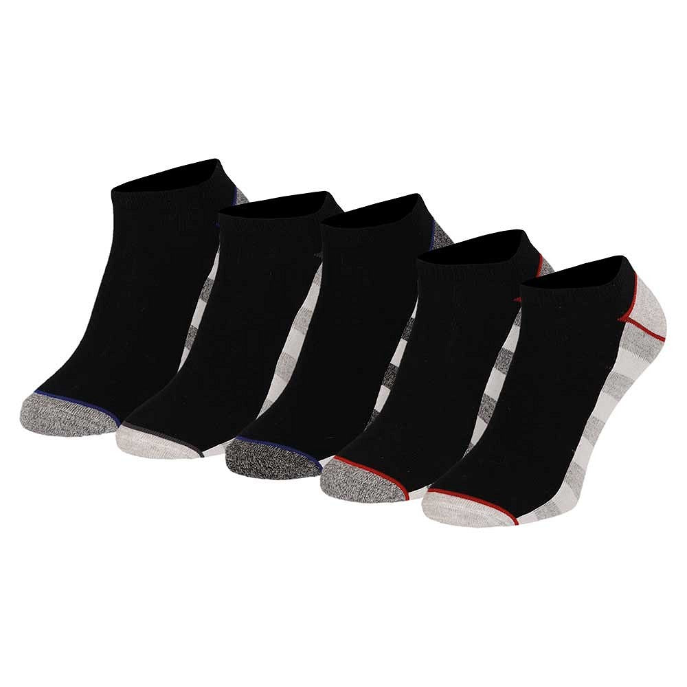 Chaussettes à la cheville mode pour hommes - Noir - paquet de 5