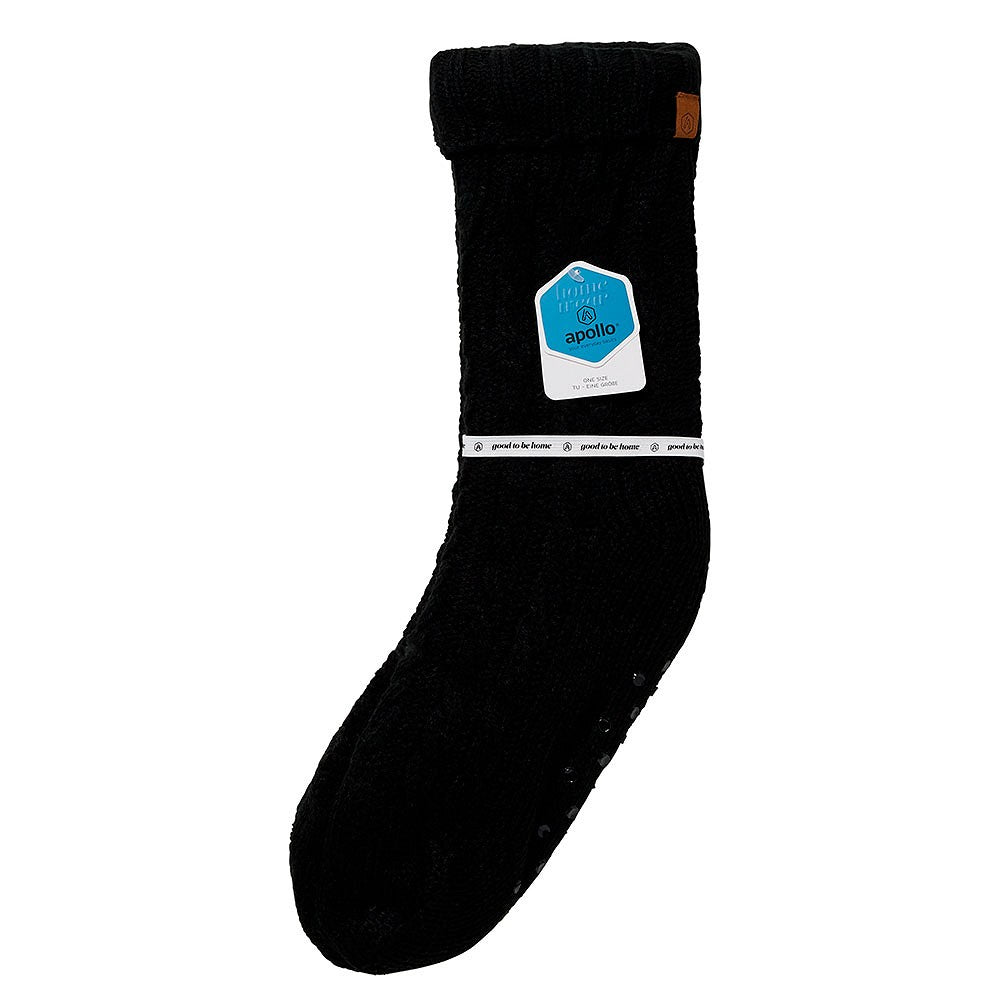 Huissok heren - Anti slip - Zwart