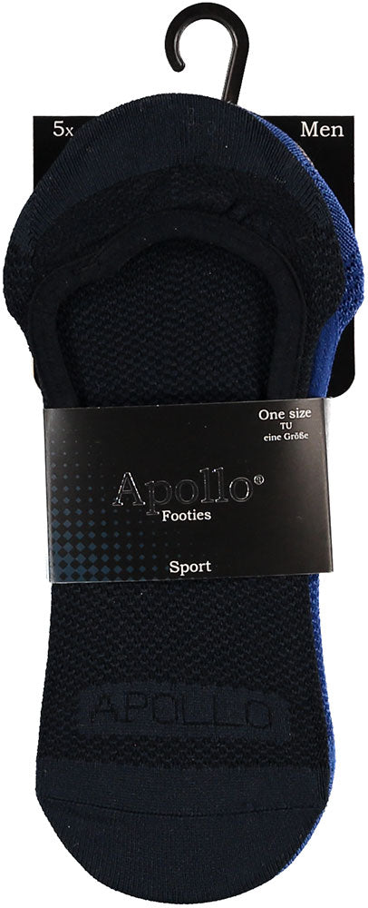Sport Footies Men - Multi Colour - 5-Pak